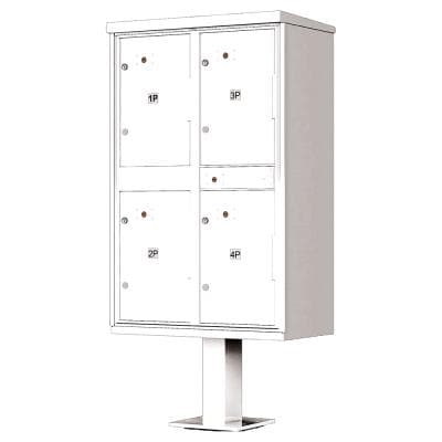 1590T2 Florence Outdoor Pedestal Parcel Mailbox USPS approved